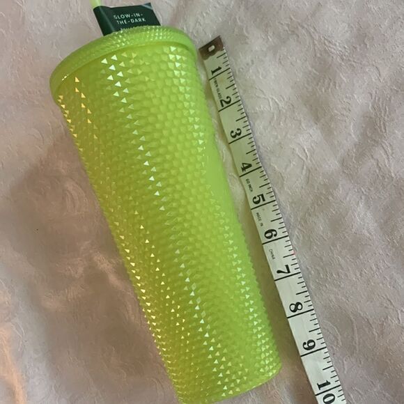 Starbucks New ‘Lemongrass’ Glow-in-the-Dark 2022 Fall Studded Bling Venti - Picture 7 of 9